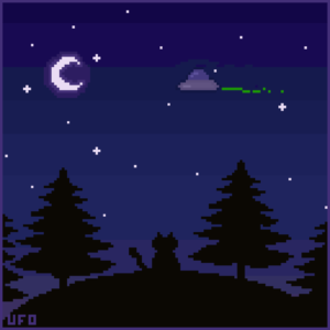 UFO Pixel art